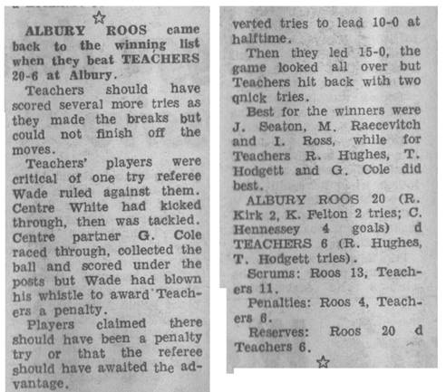 1971 04 Teachers v Roos
